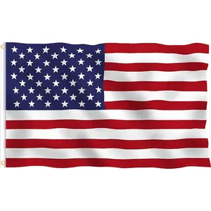 American Flag 3x5 Ft, 4th of July decorations & 250th Anniversary Flag. Bright American Flags for Outside with Brass Grommets for Outdoor Flying, Porch, Garden, Home Decor, Memorial Day, Flag Day, Veterans Day