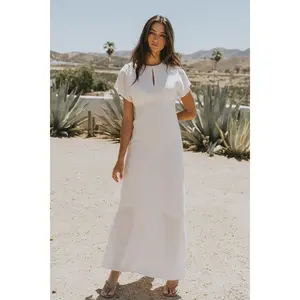 Malia Maxi Dress in Off White