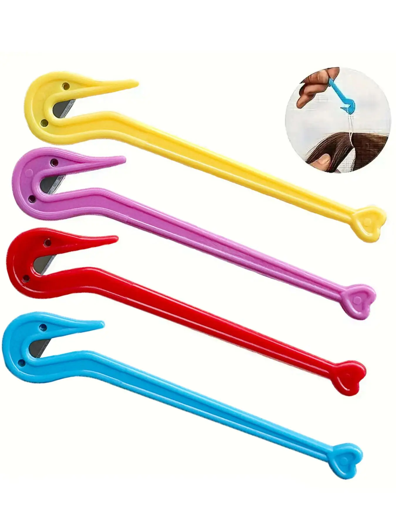 Back To School Disposable Elastic Hair Ties Remover, Portable Durable Elastic Hair Ties Remover, Hair Accessories Set for Women & Girls Fall