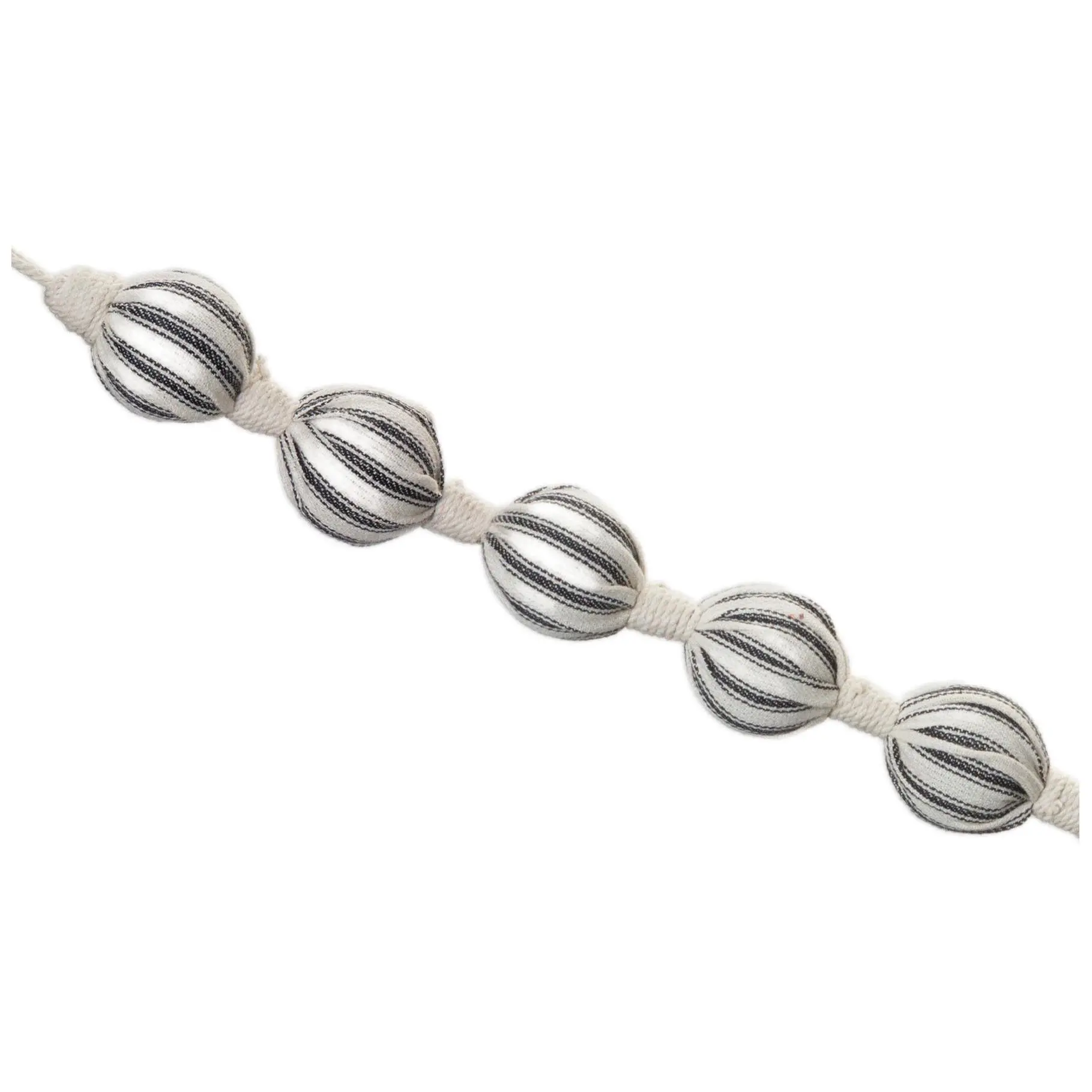 Melrose Fabric Ball String Garland (Set of 2)