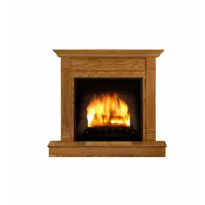 42 x 46 in. Fireplace Cardboard Cutout