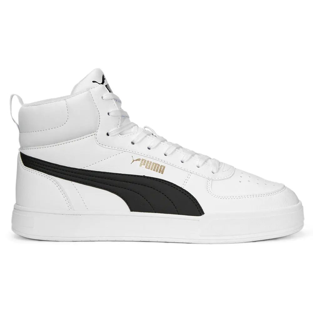 PUMA Mens Caven Mid High  Sneakers Shoes Casual - White