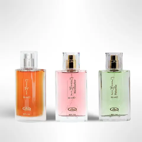 Al‑Rehab Choco Musk + Choco Musk Pistachio + Al‑Rehab Choco  Musk Marshmallow Eau de Parfum – 50 ml (1.65 oz), Edp, Fragrance