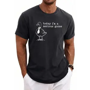 Serious Goose Funny Shirt, Meme Shirt Men Women T-Shirt