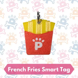 French Fries NFC Smart Tag | Dog and Cat ID Tag