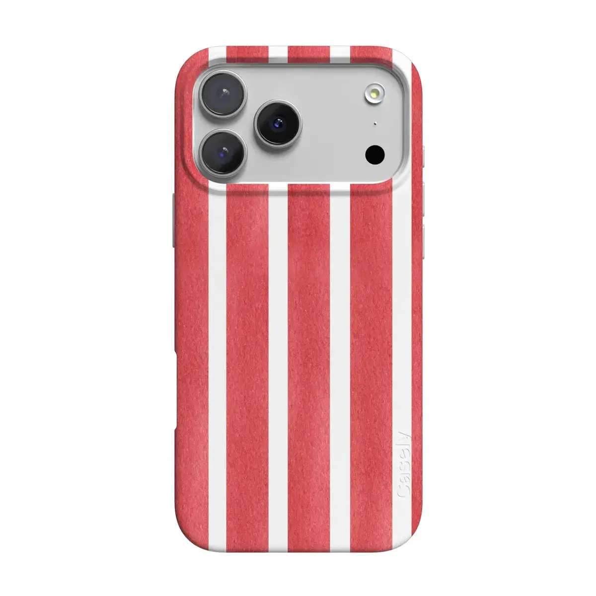 Casely iPhone 17 Pro Case | East Coast Summer | Red Stripes | Compatible with MagSafe | Classic Ultra Thin Design
