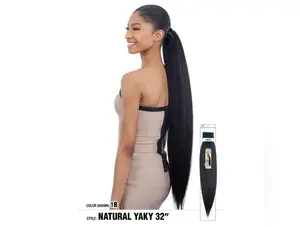 Organique Pony Pro Wrap-Around Ponytail - Natural Yaky 32"
