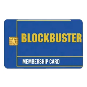 BLOCKBUSTER DEBIT CARD STICKER BLOCKBUSTER DEBIT CARD STICKER