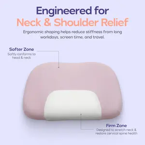 Mellow Sleep | Mellow Halo Pillow Ergonomic Cervical Extra Neck Support Pillow Mellow Sleep | Mellow Halo Pillow Ergonomic Cervical Extra Neck Support Pillow