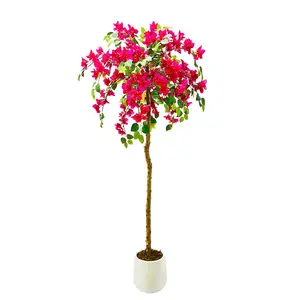 4/5/6FT Lifelike Artificial Tree, Faux Planter Potted Fake Tree Flower, Perfect Thanksgiving & Christmas Gifts for Home, Office, Wedding Party