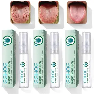 Pure Natural Tongue Care Spray with Peppermint, Green Tea, Lemon & Glycerin, Fresh Breath Oral Mist, Soothing Moisturizing Formula for Smooth & Comfortable Mouth Care