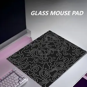 Control Type Glass Mouse Pad Professional Fps Gaming Smooth Feel, High-Quality Precision Control Surface, Ideal for Gamers & PC Users