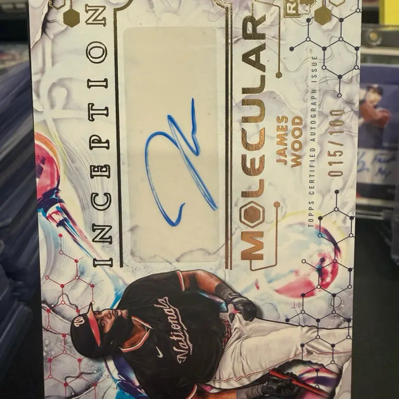 2025 Topps Inception Molecular Autograph James Wood RC /100