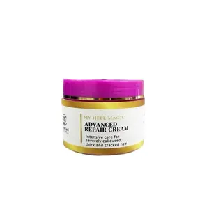 My Heel Magic Advanced Repair Cream - Intensive Care for Severely Calloused Thick Cracked Heel - Lightweight Non-Greasy Formula - Fast Absorbing Long Lasting Moisture - Gentle Daily Use - US Nourishing Moisturizer Hydrating
