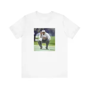 Classic Style Bella+Canvas M.J. Reading Putt T Unisex Tee Shirt - Soft Airlume Combed and Ring-Spun Cotton Fabric, Retail Fit with Ribbed Knit Collars and Dual Side Seams Casual Jersey