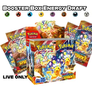 Pokémon - Surging Sparks Booster Box Energy Draft - Select Your Energy - 36 Packs  - Live Only Offer