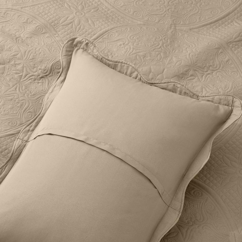 【 Weekly Picks 】Imperial Homeware Floral Ultrasonic 3 Pieces Quilted Bedspread Set Lightweight Bedspread Coverlet for All Seasons, Soft Microfiber Bedding with Pillow Shams Twin, Queen, King Sizes Machine Washable