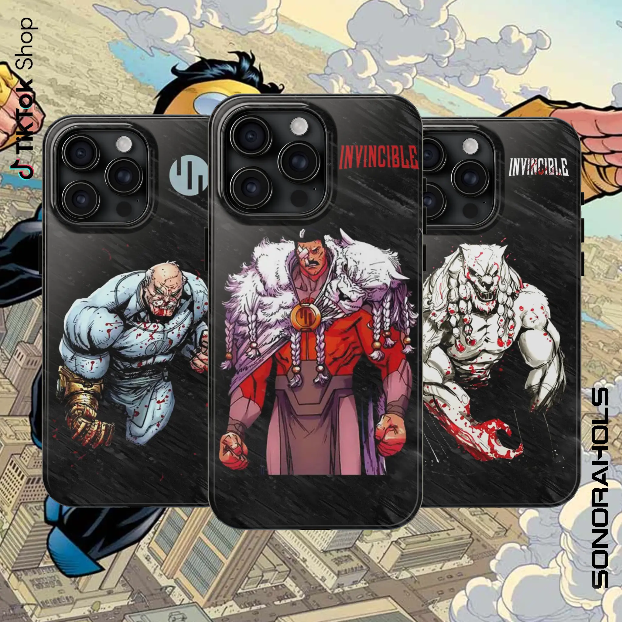Thragg The Conqueror Phonecase - Invincible Comic Double Printed Phonecase, TV Series Graphic Case graphic