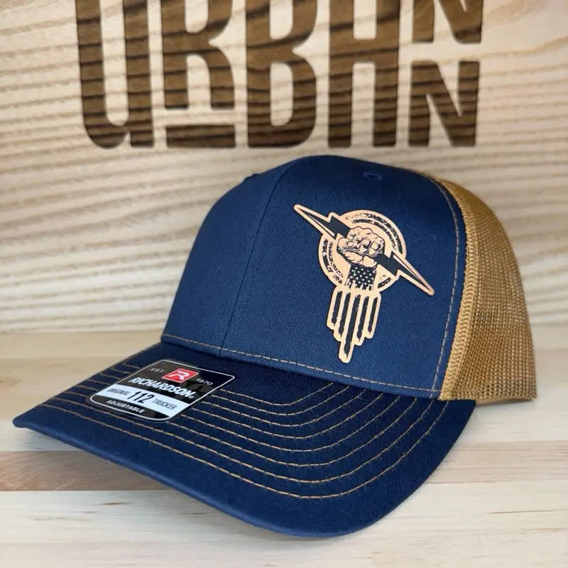 Electrician Lightning Bolt Hat Mesh Trucker Cap with Unique Design