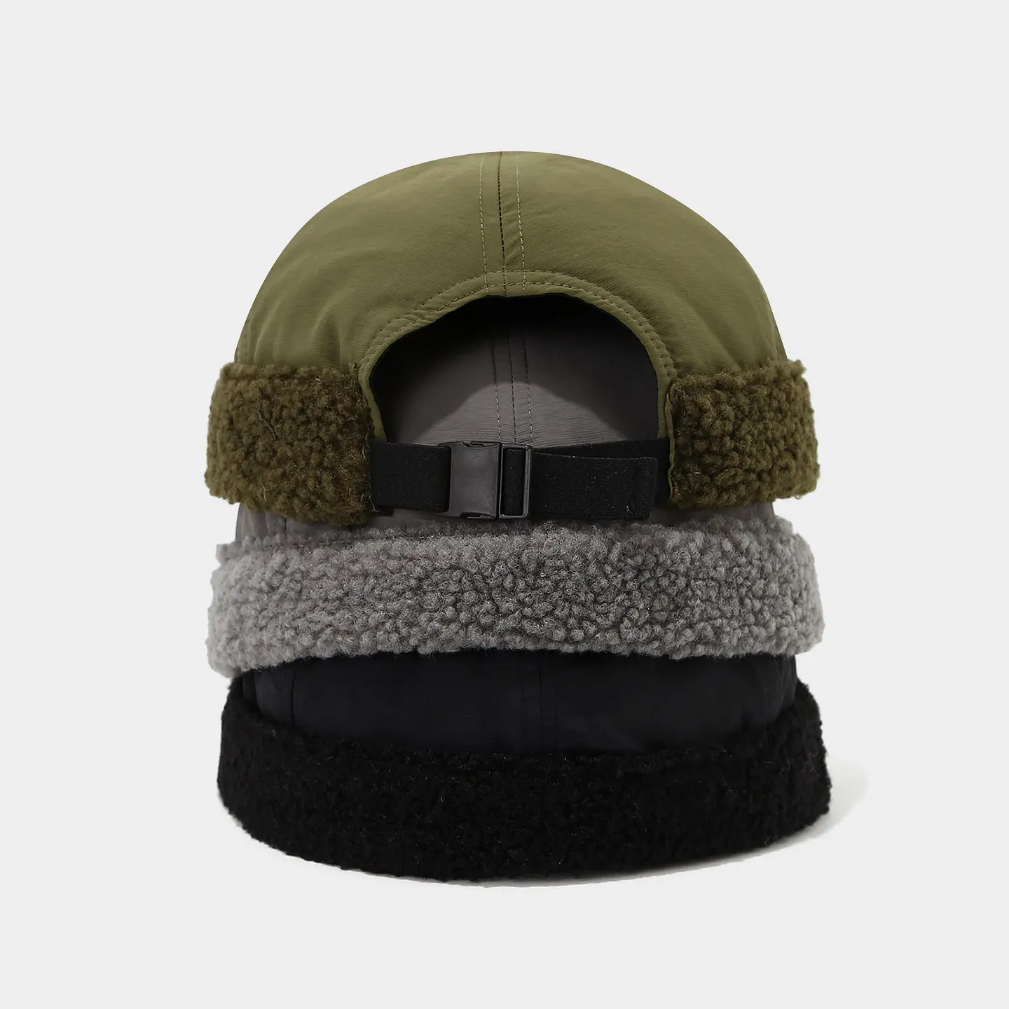 Vintage Corduroy Brimless Landlord Hat Unisex Autumn Winter Warm Fleece Lined Skullcap Street Style Sailor Cap in Multiple Colors