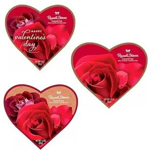 Russell Stover Valentine's Day Gift Box Assorted Chocolates - Pack of 3 - Delicious Treats in Decorated Packaging - Perfect for Giving that Special Someone - Packaging May Vary