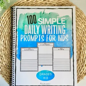 100 Simple Daily Writing Prompts for Kids Homeschool Writing Curriculum Daily Writing Journal