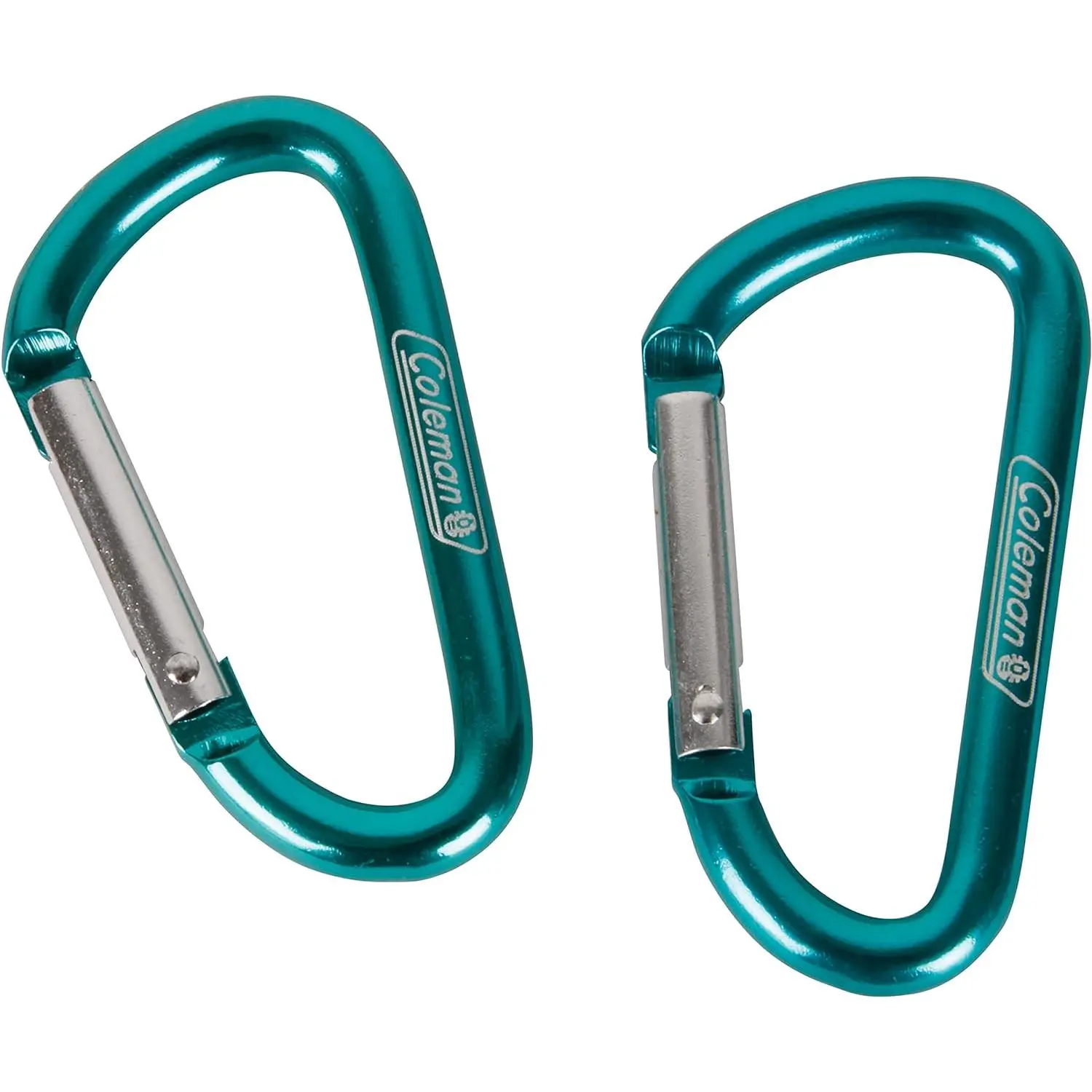 Deluxe Carabiner Links (2-Pack) Durable Carabiner Clips for Clipping Tools Keys & Gear Supports up to 75lbs Color May Vary