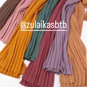 Pleated Accordion Hijab