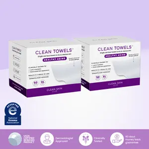 Clean Towels® Healthy Aging XL - 100 count - 2 pack