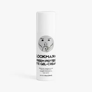 LOOKMAXX Peptide Eye Gel-Cream | De-Puffing & Firming Architecture