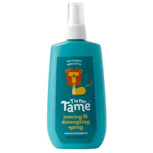T is for Tame Taming & Detangling Spray for Knots Frizz & Tangles - Coconut & Jojoba Oil Formula - Gentle Fragrance - Alcohol-Free - 4.2 fl oz