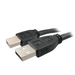 Comprehensive  Pro AV-IT Active Plenum USB A Male to B Male Cable 35 ft.