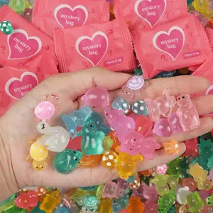 20 Pcs/50 Pcs Surprise Resin Pink Blind Bags, Cute Resin Animal Blind Bags with Luminous Creative Resin Ornaments, Mystery Pink Blind Bag Gifts for Family, Friends, Lovers and Classmates