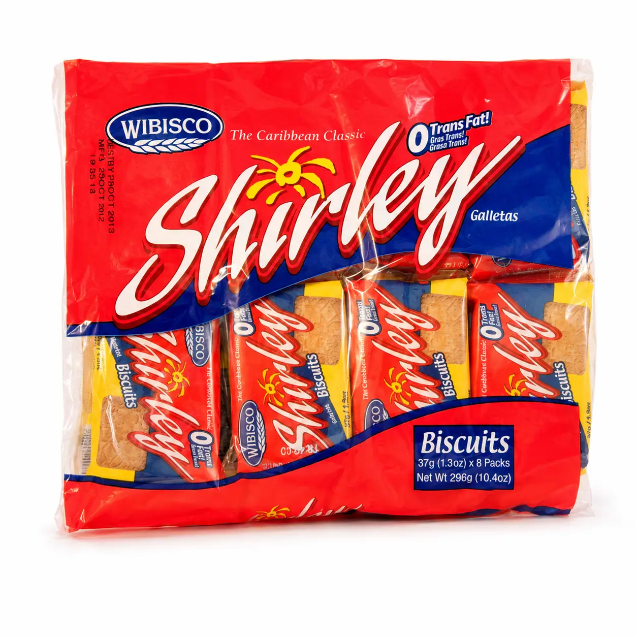Wibisco Shirley Biscuit, Traditional Cornstarch Snack, 1.3 oz