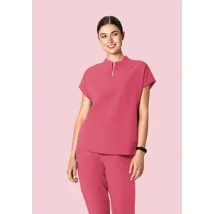 Mandarin Dolman Top Jaipur Pink