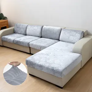 Silver Fox Velvet Sofa Cushion Cover, Multiple Colors Available, Fits 1/2/3 Seater Recliner Protector, Durable Home Decor, Elastic Sofa Slipcover, 50-190cm