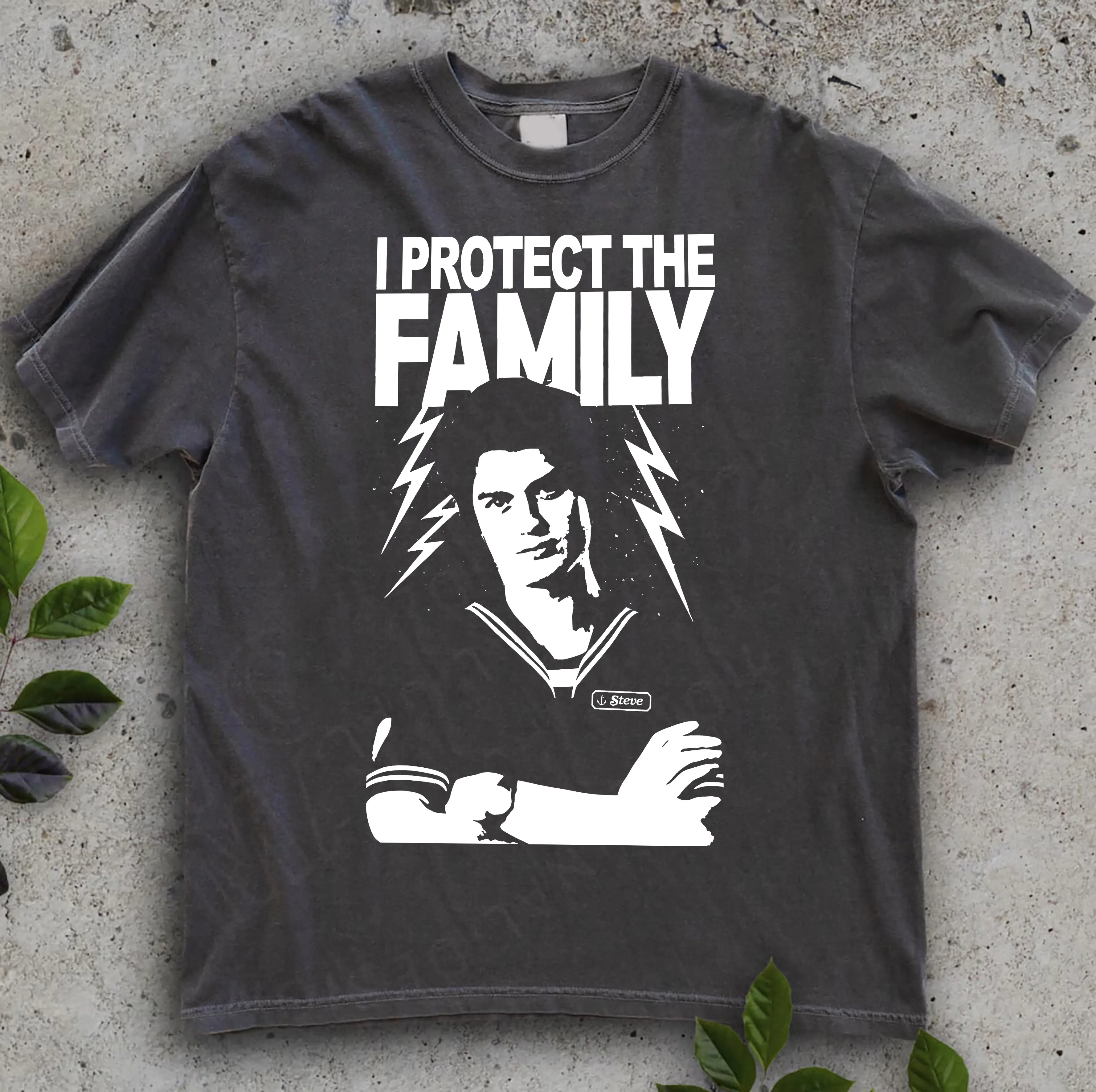 Steve Harrington I Protect The Family Shirt, Retro Steve Harrington 80s TV Show Unisex Graphic Shirt