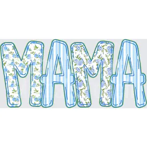 MAMA BLUE FLORAL