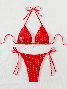 Women'S Polka Dot Bikini Set Beach Swimwear