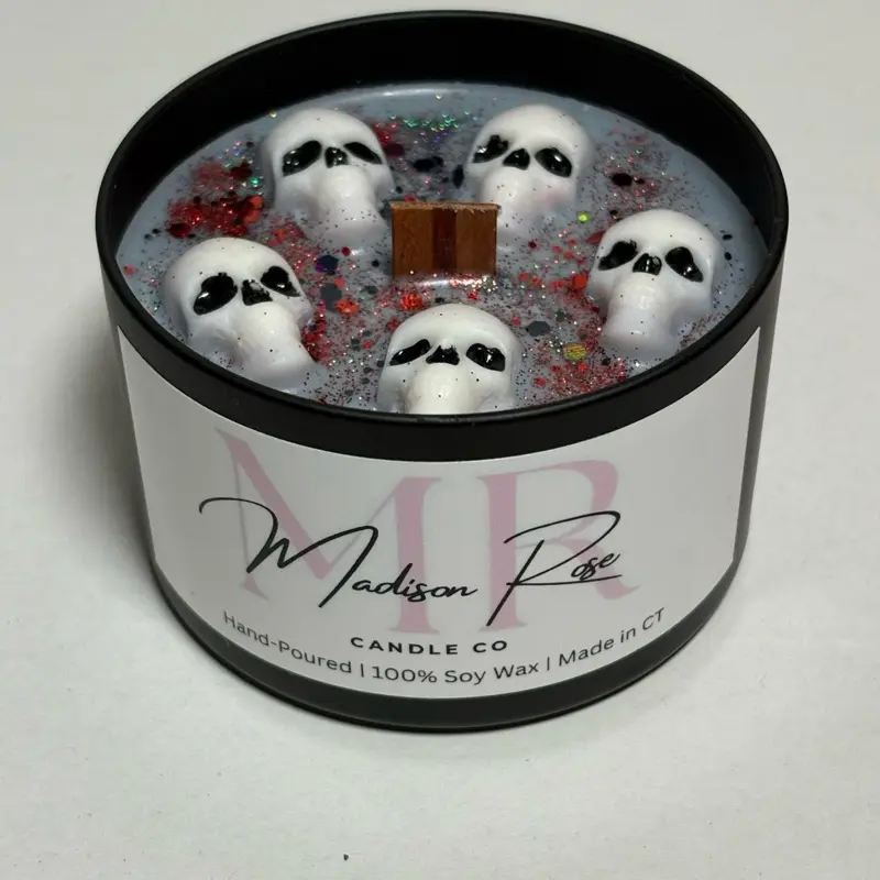 Burnt Souls - Scented with Campfire Marshmallow - Hand Poured 100% Soy Wax Jar