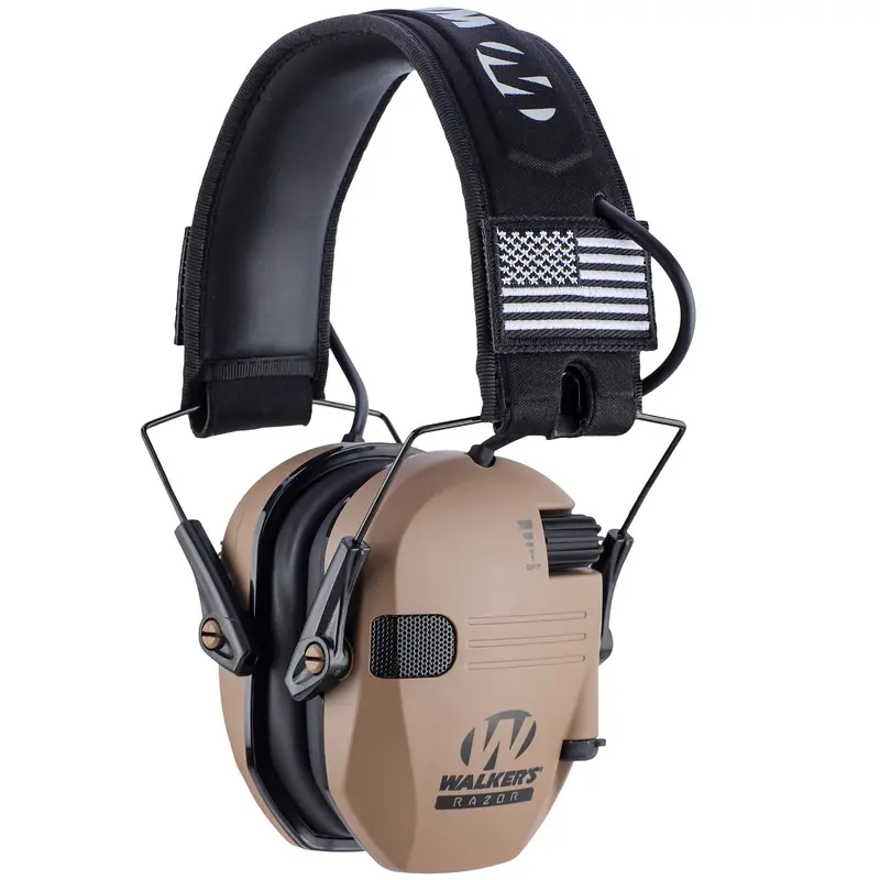 Adjustable Tactical Earmuffs, Noise-Reduction Ear Protectors for Outdoor Shooting, Walkers Over-Ear Design Ear Defenders, Ideal for Hunting and Sports