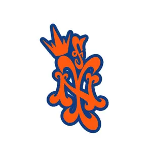 KING OF NEW YORK — Sticker Royal Blue & Orange