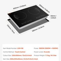 2 Burner --1800W 【 24 inch】