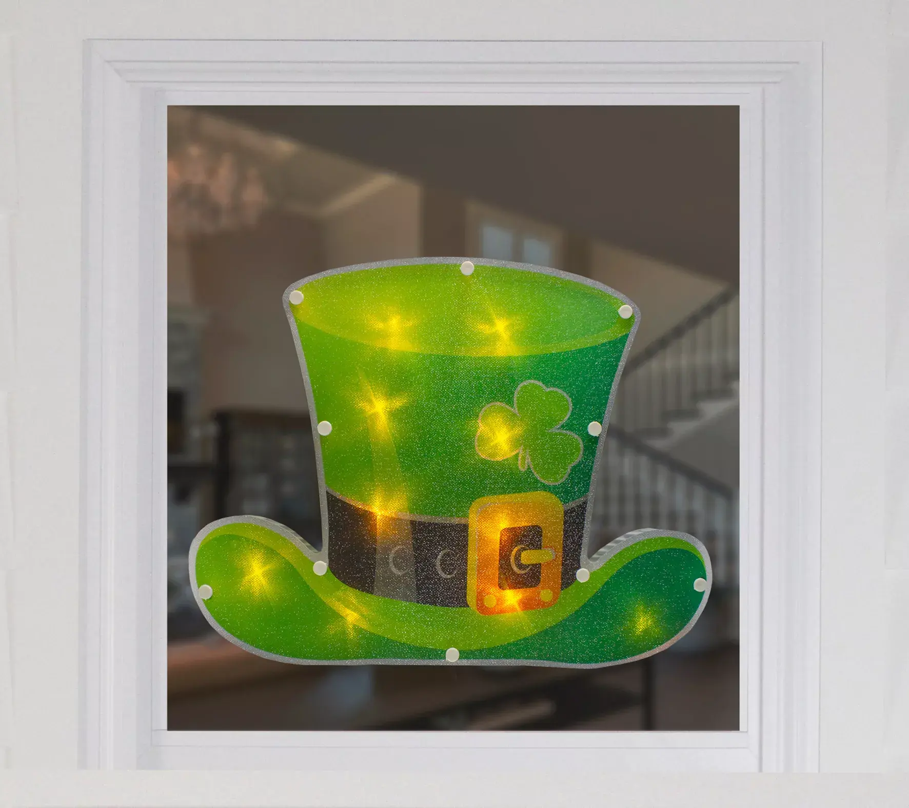 12.5" LED Lighted Irish St. Patrick's Day Leprechaun Hat