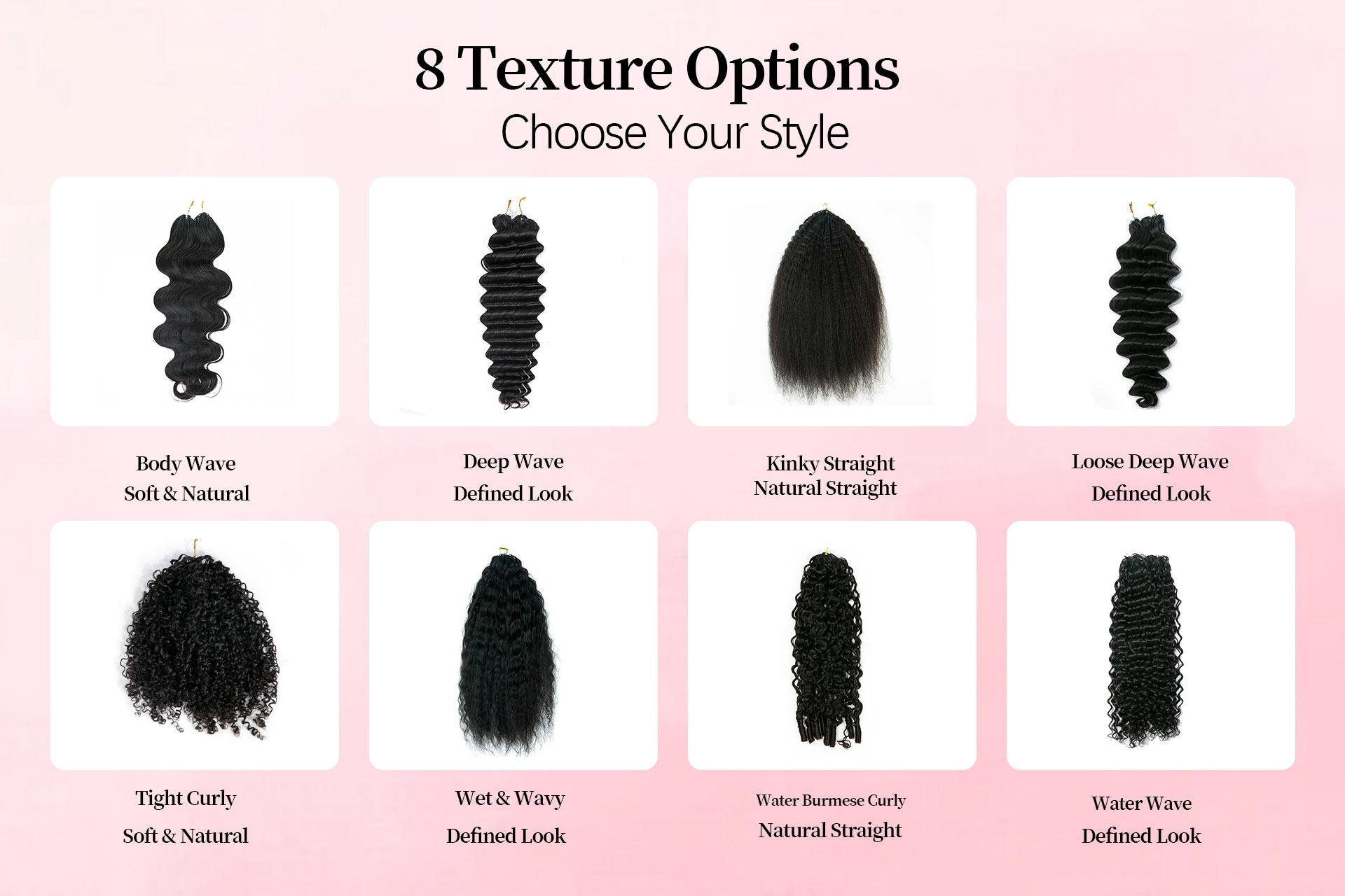 Eayon Hair Crochet Human Hair Pre-Separated for Miracle Knots Boho Braids Natural Color Lightweight Easy Install Wave Styles 14-22 Inch Reusable Eayon Hair Crochet Human Hair Pre-Separated for Miracle Knots Boho Braids Natural Color Lightweight Easy Install Wave Styles 14-22 Inch Reusable