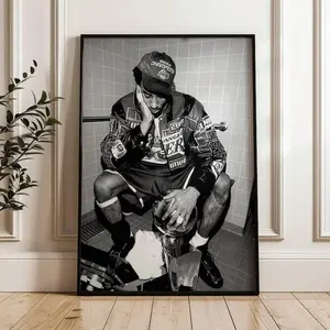 Kobe Bryant Wall Art Poster, Black Mamba Basketball Print, Legend Decor, Inspirational Sports Artwork, Gift for Basketball Lovers