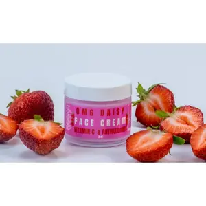 Strawberry Moisturizing Face Cream 100% Natural, 2 oz