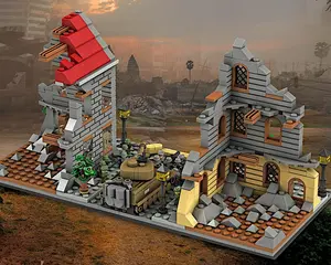 POCO DIVO 532pcs Historical Scenario Rebuilt Set Building Brick Set, 532 blocks