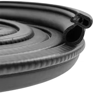 Weather Stripping, 20Ft Door Seal Strip with Side Bulb Rubber Seal For Cars,Boats,Trucks,RVs
