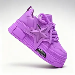 Women’s lightweight casual platform board shoes for spring, versatile sneakers/athletic running shoes, 2025 gift (1)